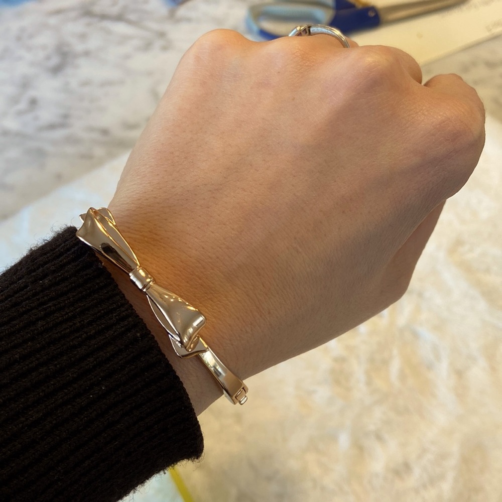 Kate Spade Love Letter Rise Gold plated bracelet, like new